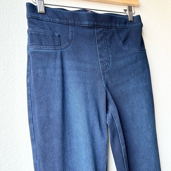 SPANX Jean-ish Ankle Leggings in Dark Navy Blue Sz S - Picture 6 of 16